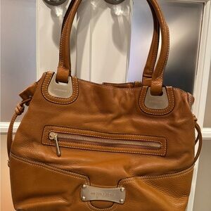 Michael Kors Tan Leather Tote Bag